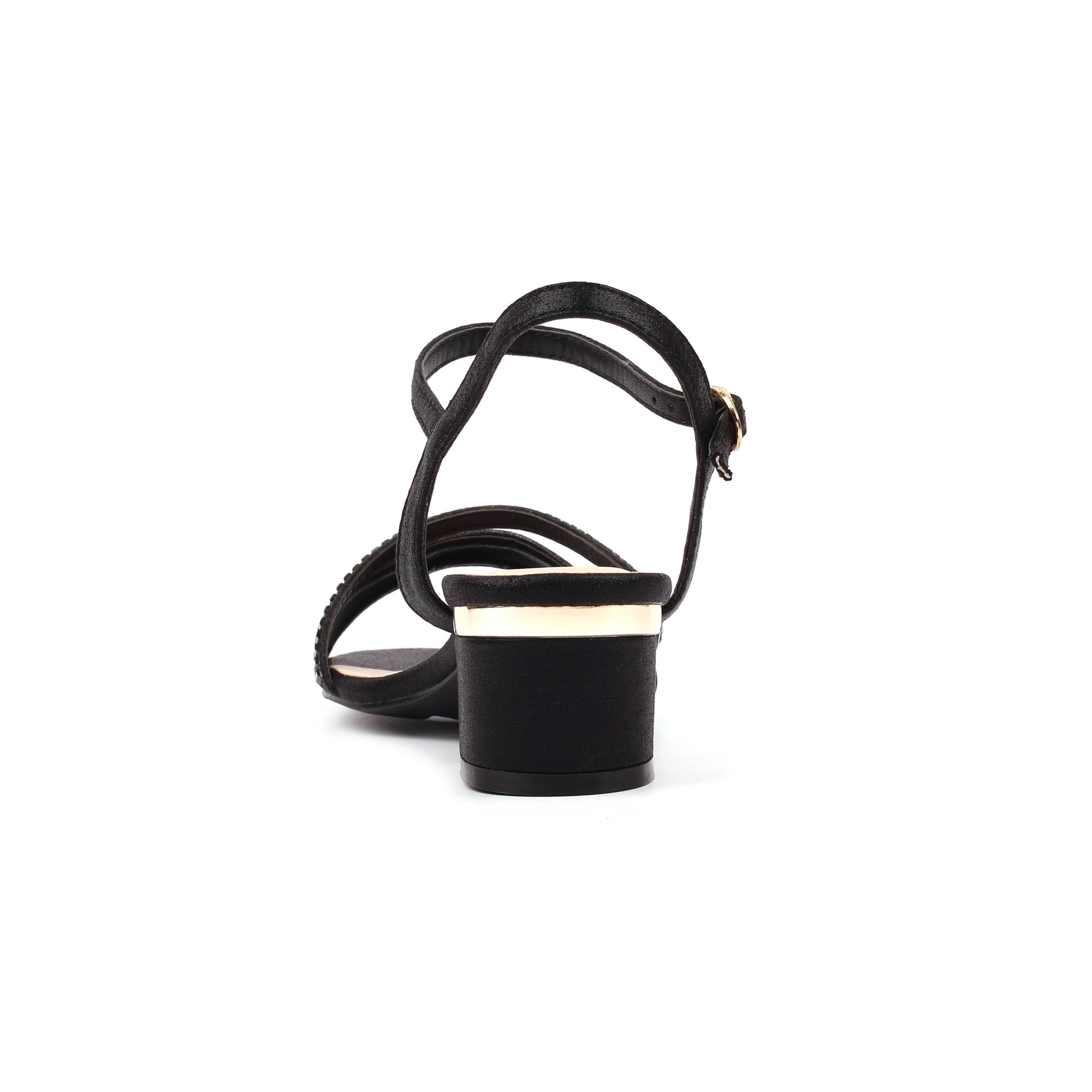 Jen Black Block Heel Sandal