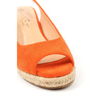 Pia Orange Wedge Shoe