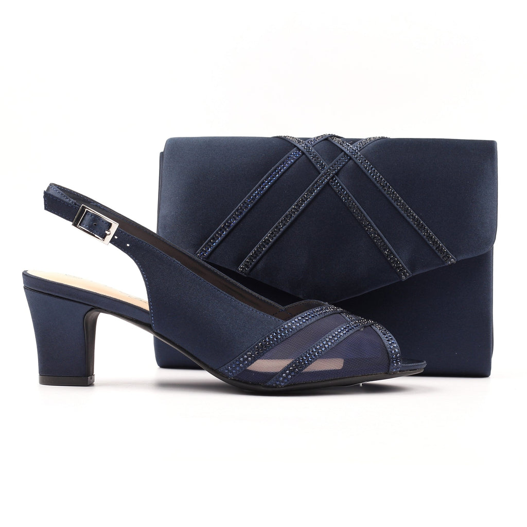Priscilla Navy Shoe