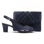 Priscilla Navy Shoe
