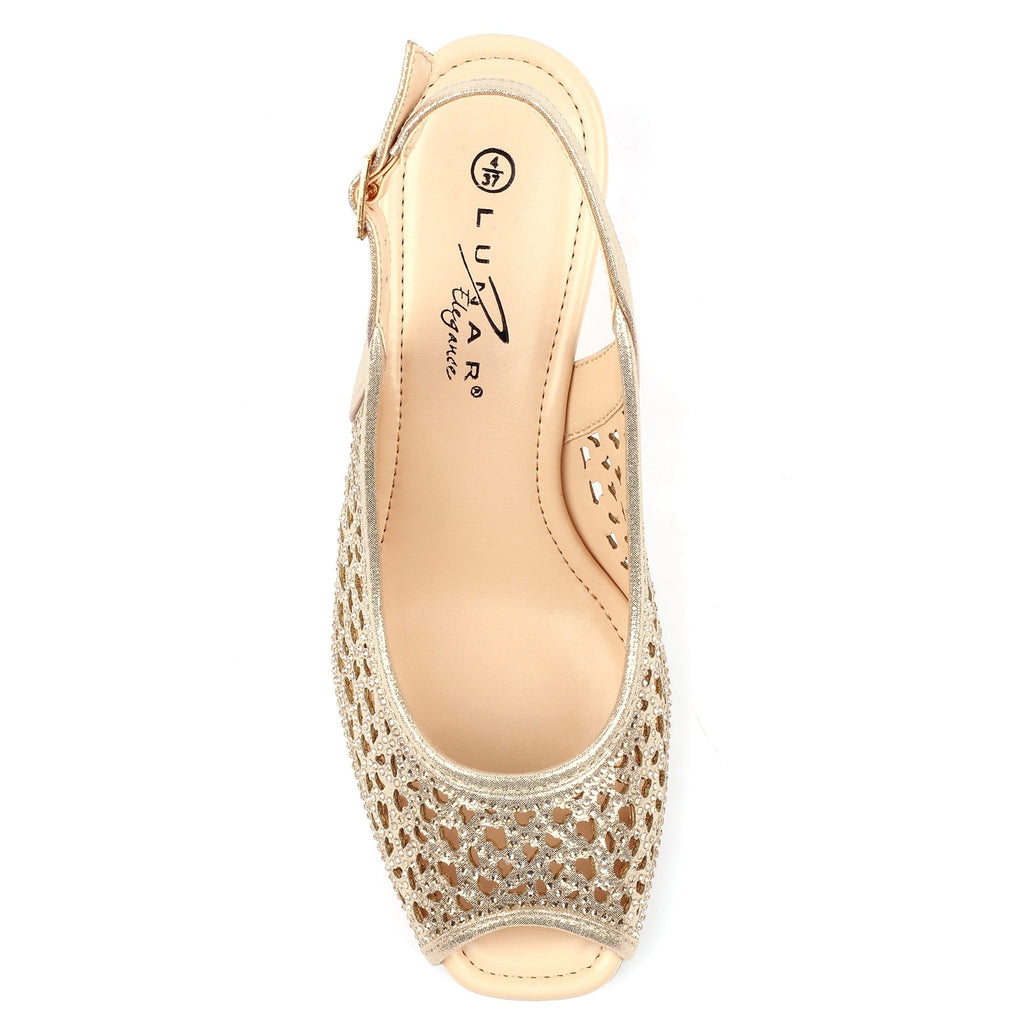 Ramona Gold Shoe
