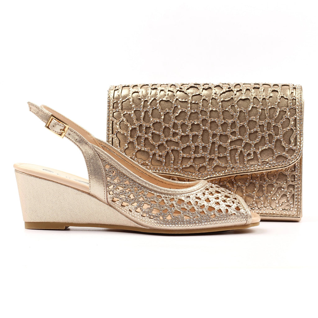 Ramona Gold Shoe