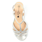 Francie Silver Wide Fit Shoe