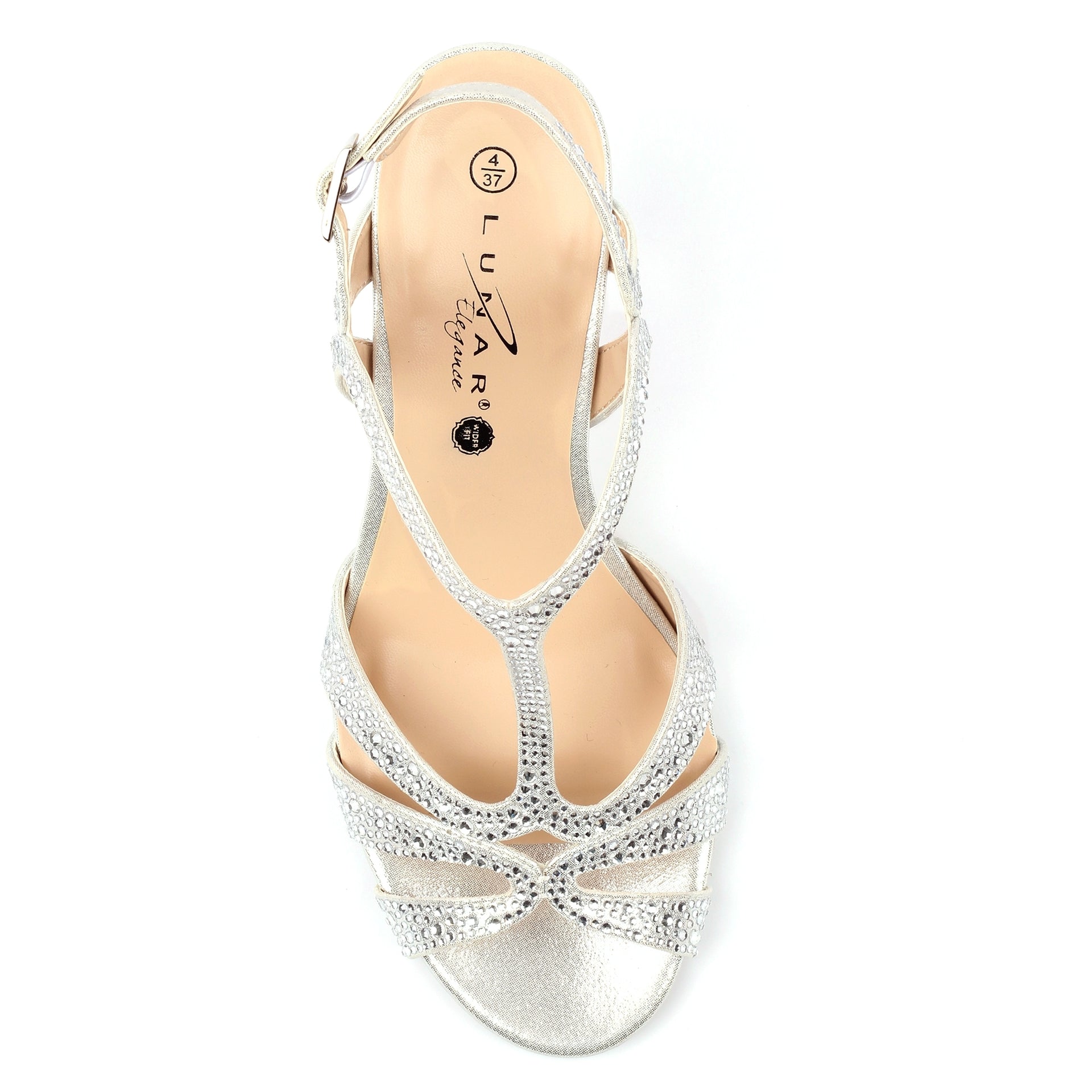 Francie Silver Wide Fit Shoe