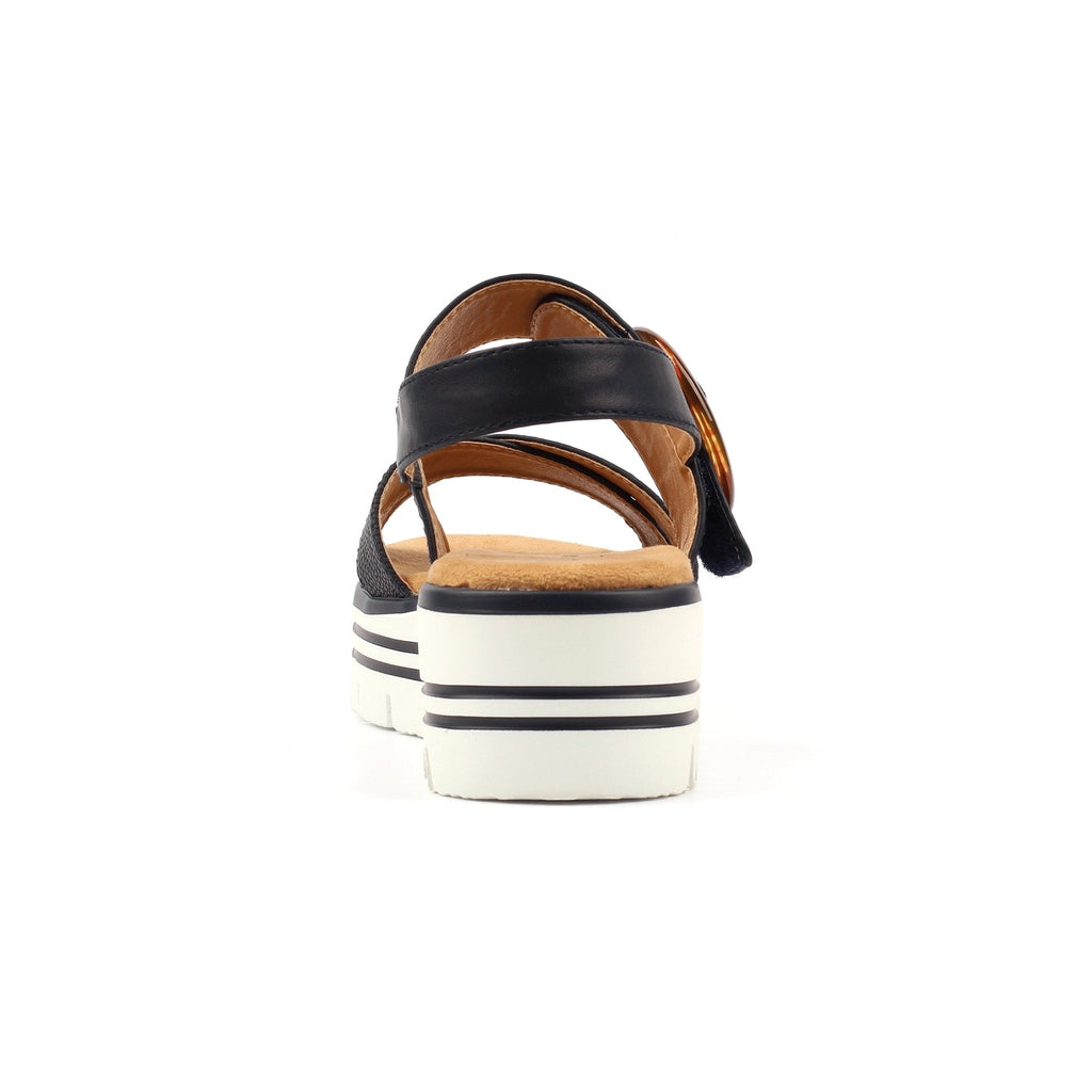 Elise Navy Sandal