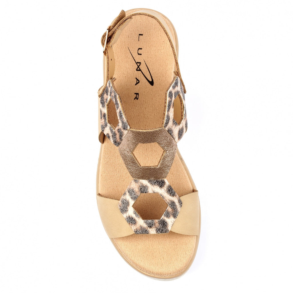 Jaslene Beige Sandal