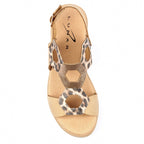 Jaslene Beige Sandal