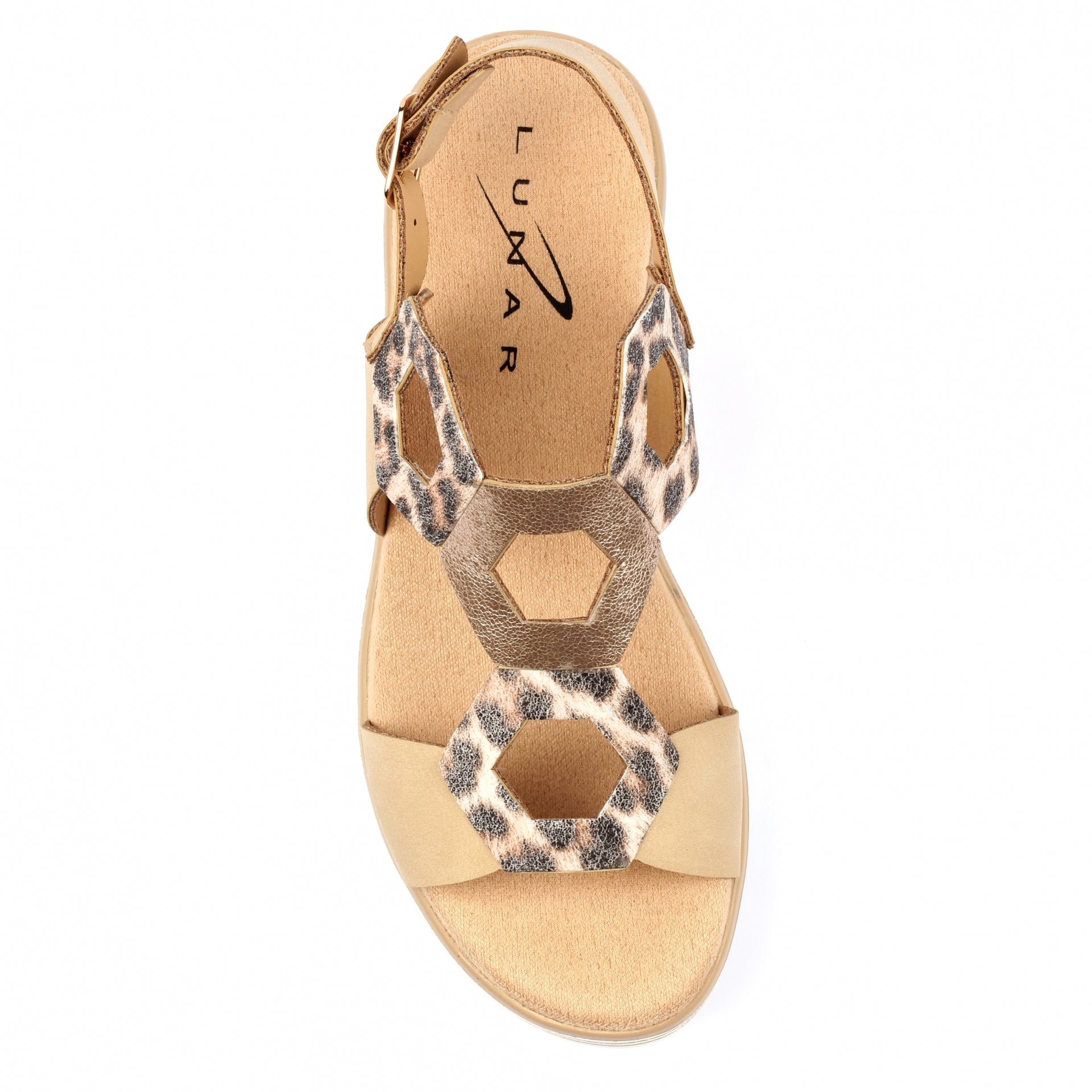 Jaslene Beige Sandal