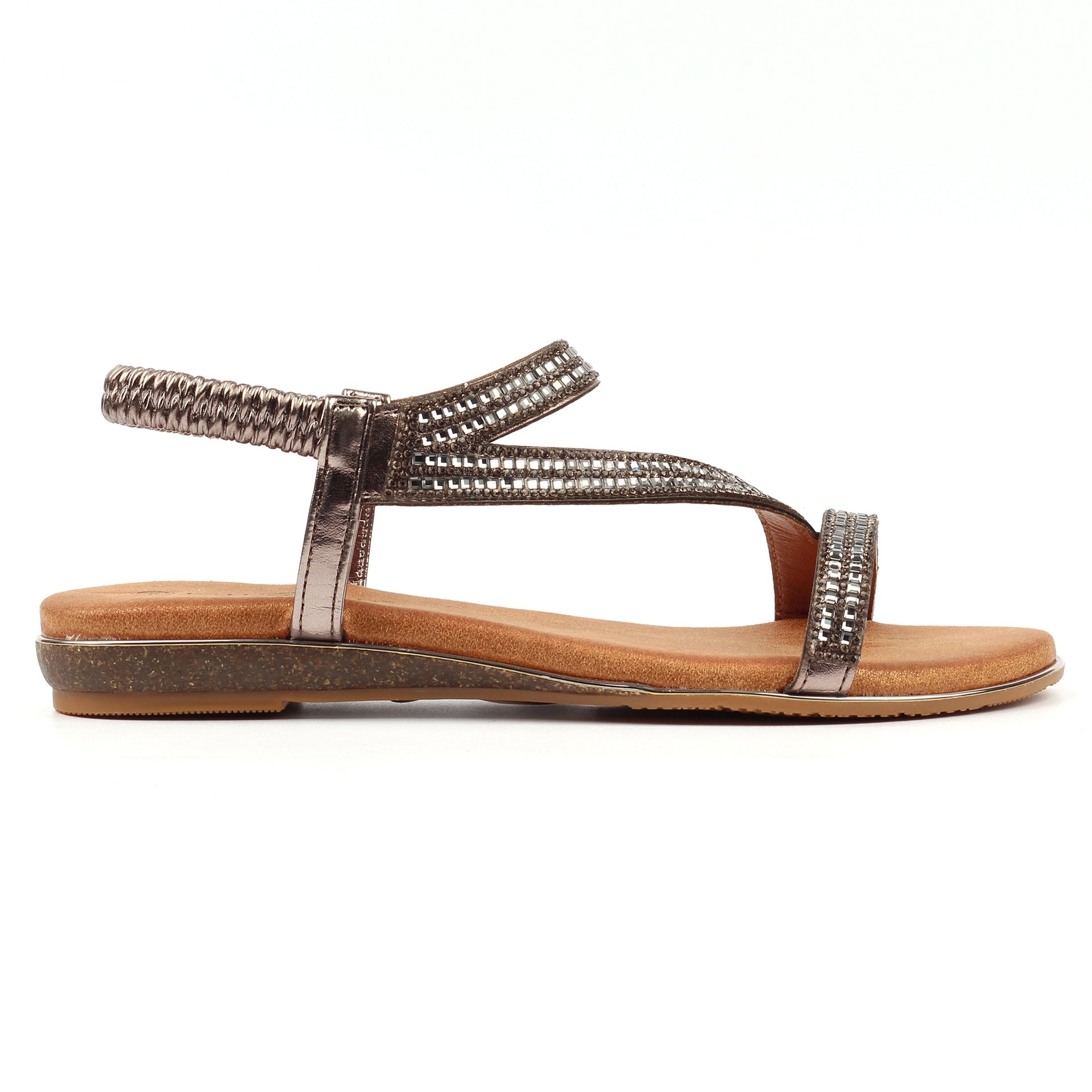 Blaise II Pewter Sandal