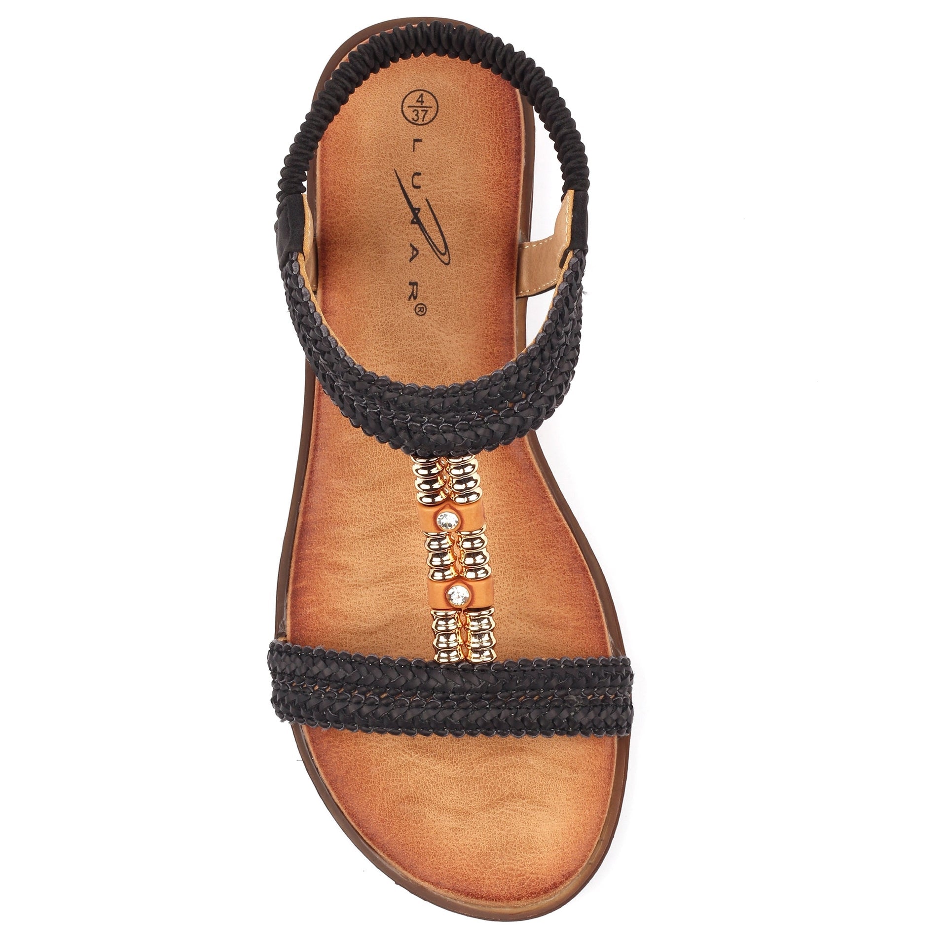 Portofino Black Sandal