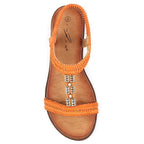 Portofino Orange Sandal