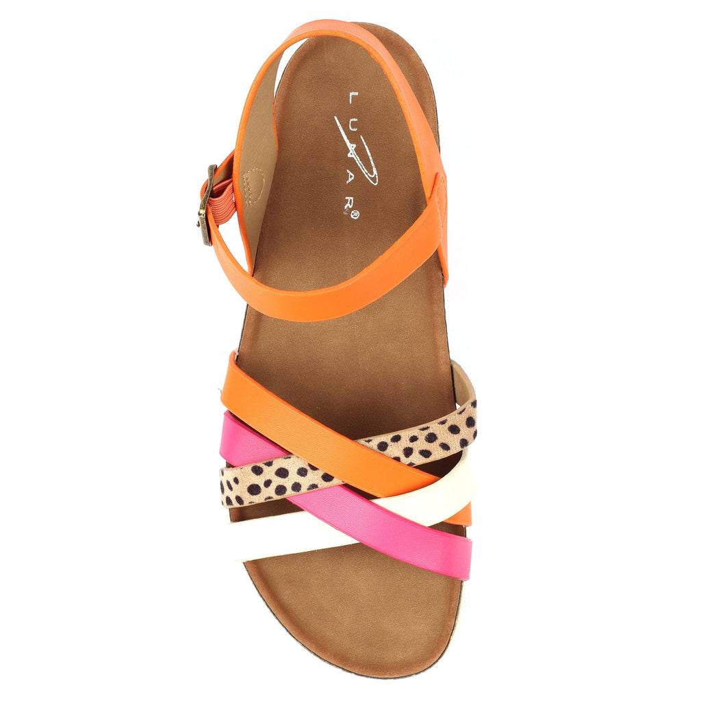 Selina Orange Sandal