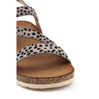 Muster Grey Wedge Sandal