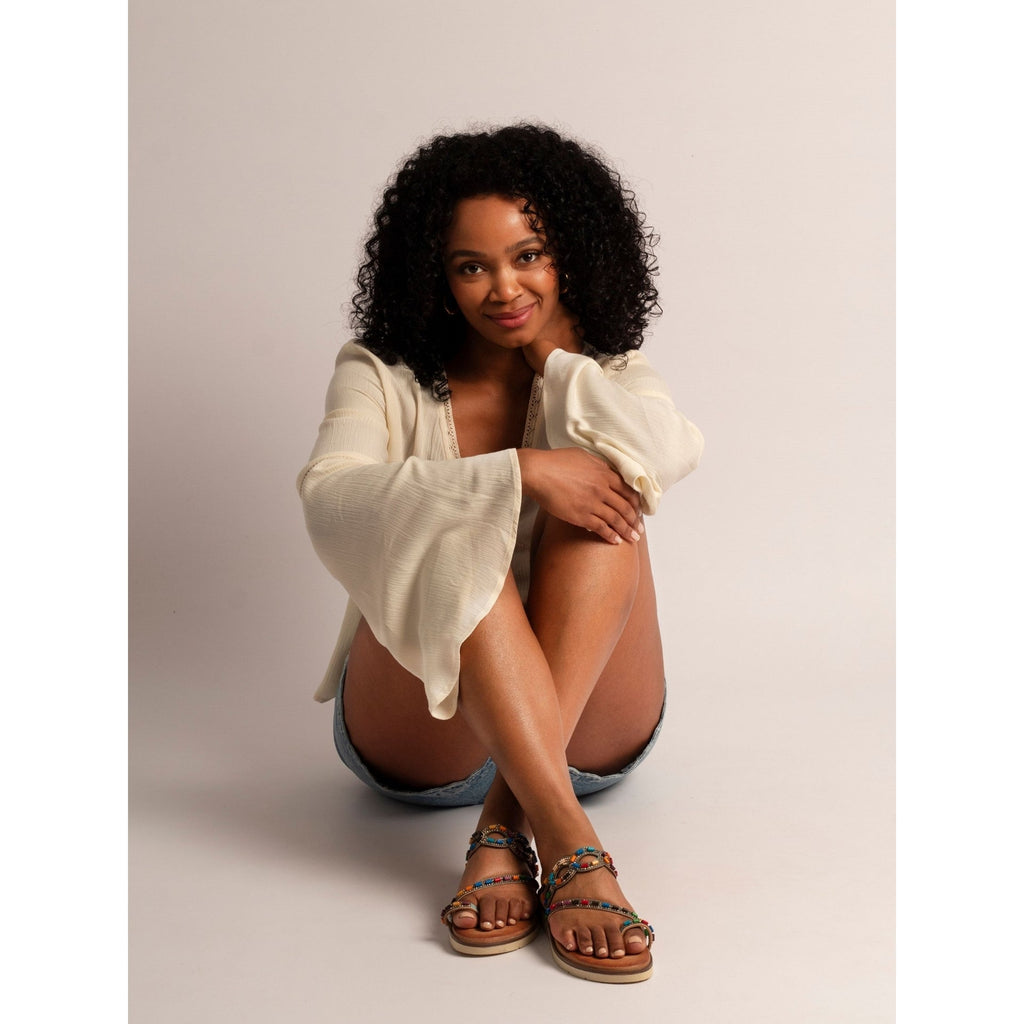Zuzu Turquoise Sandal