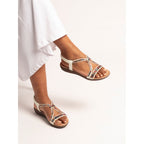 Novi White Sandal