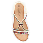 Novi White Sandal