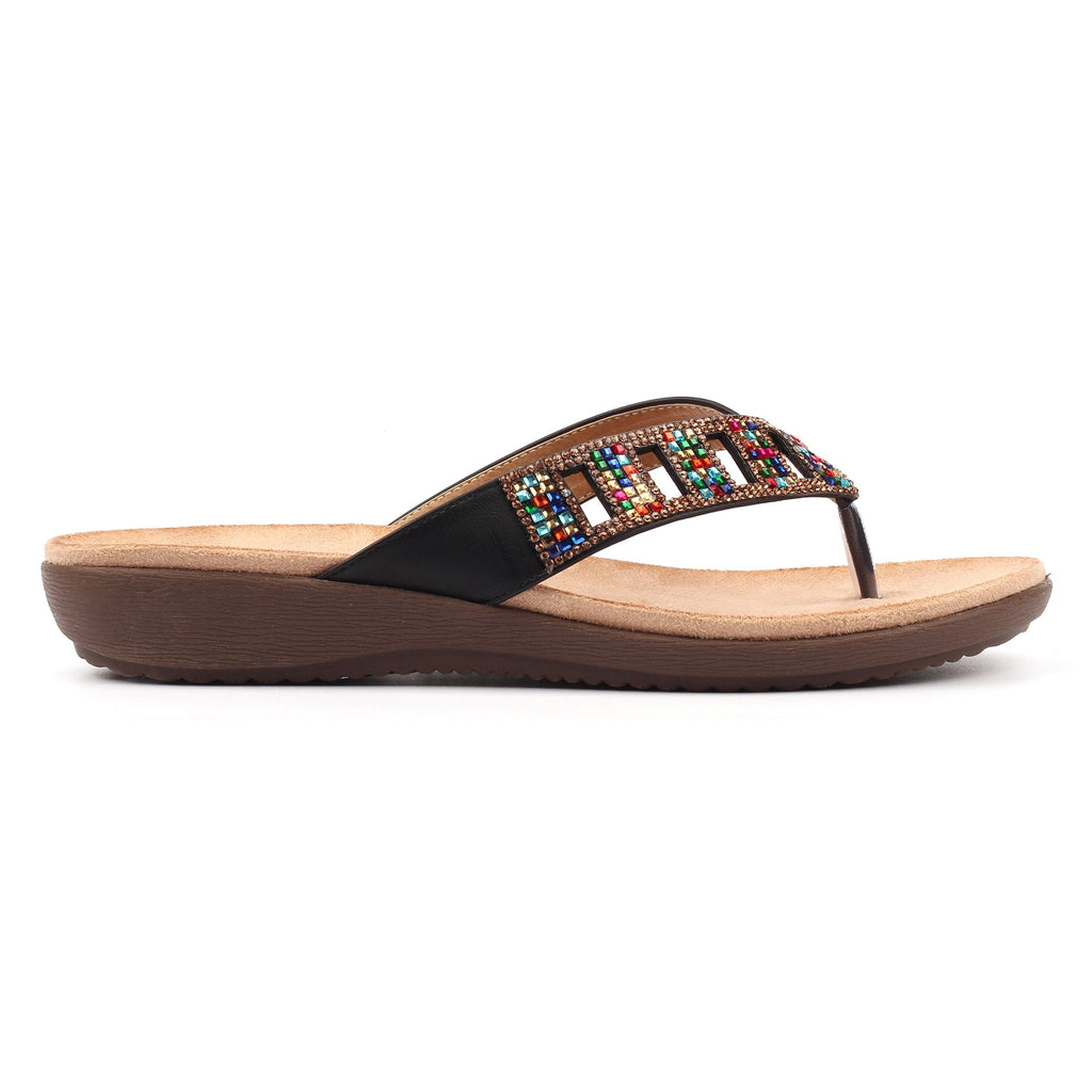 Abigail II Black Sandal