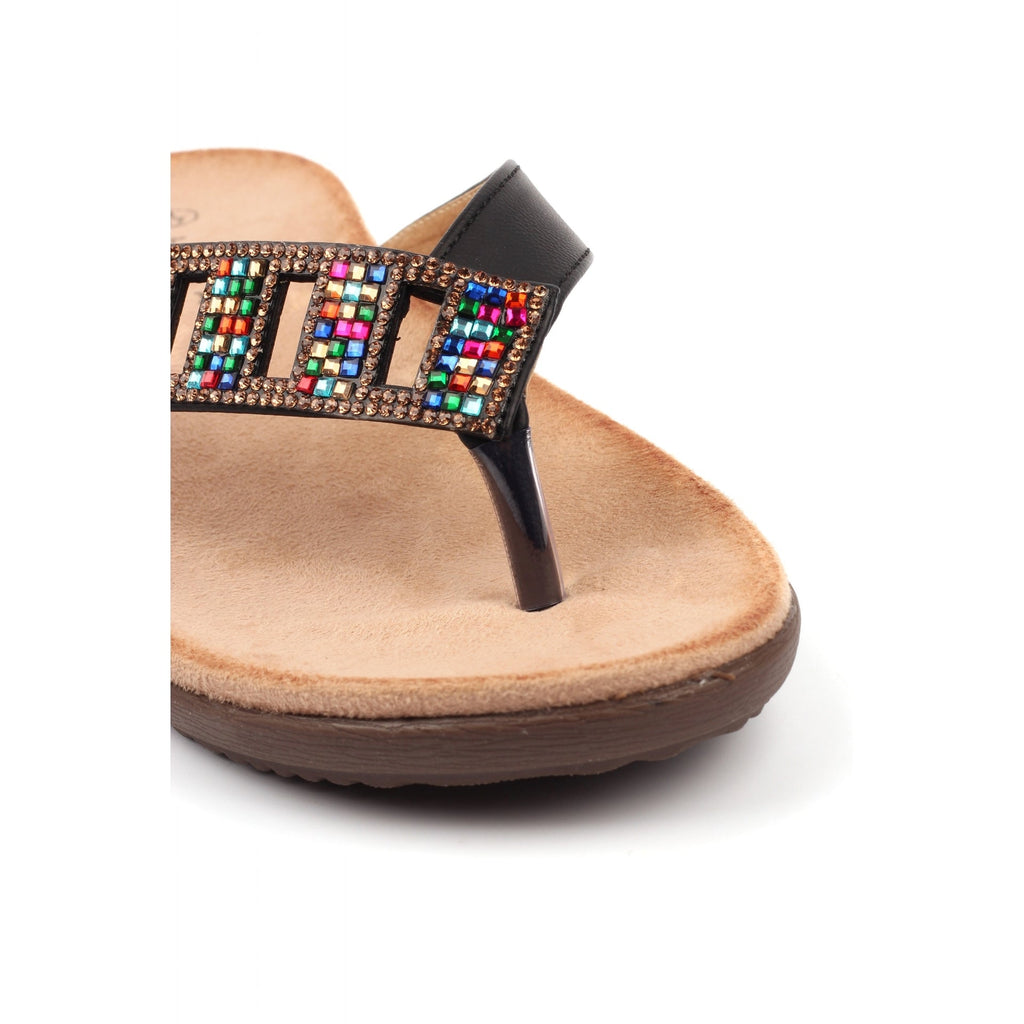 Abigail II Black Sandal