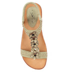 Clementine Green Sandal