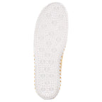 St Ives Lemon Leather Plimsoll