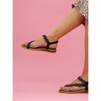 Charlotte II Black Sandal