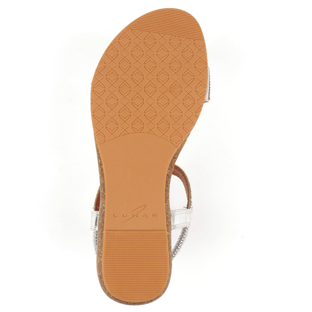 Jazmine Silver Wide Fit Sandal
