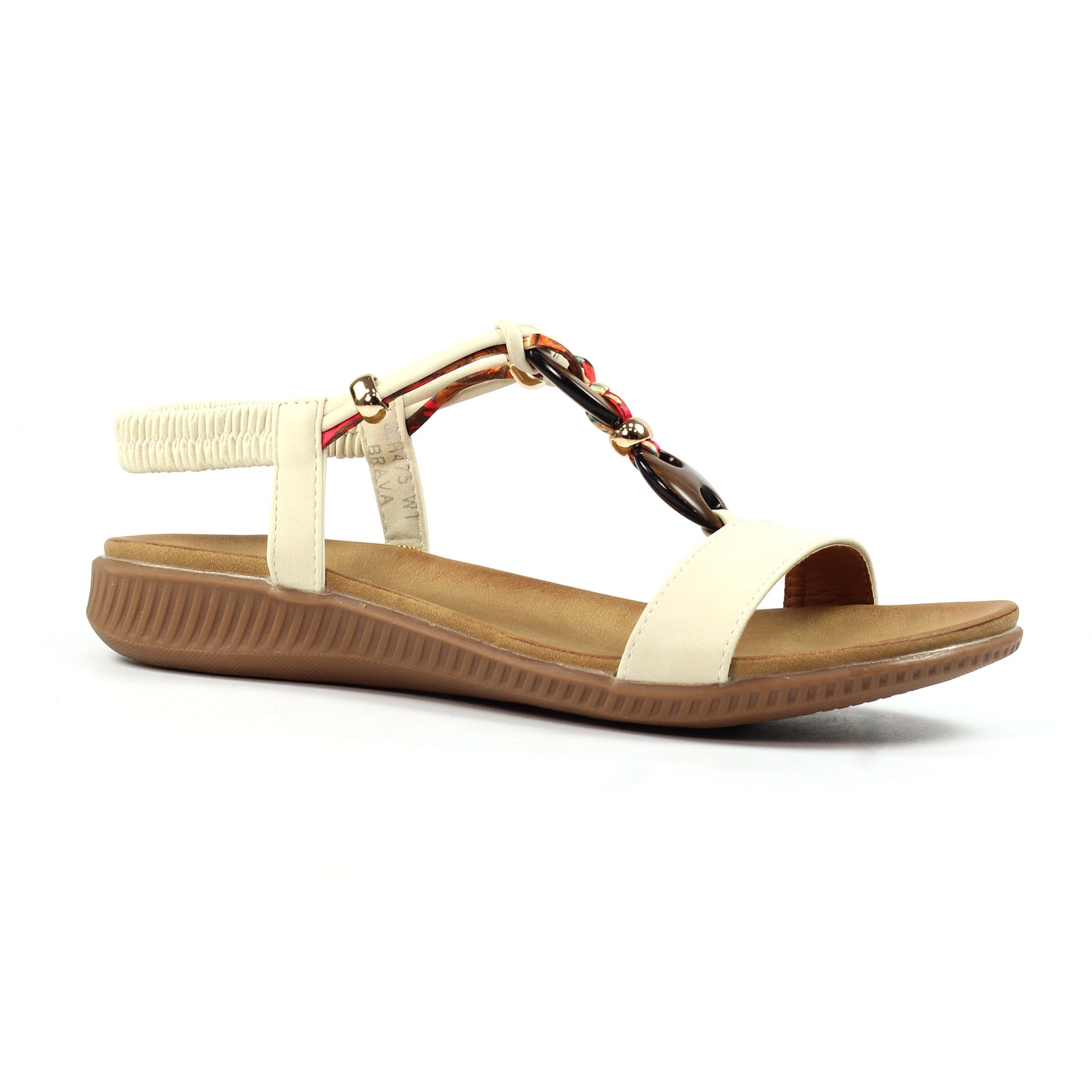Brava White Sandal