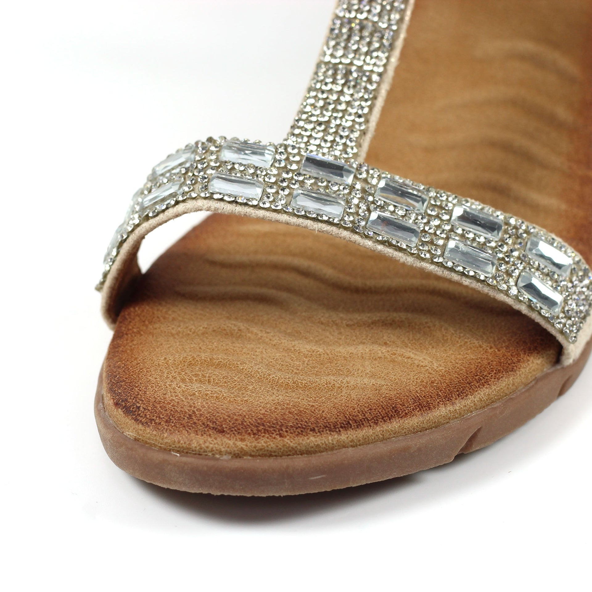 Macie Silver Wedge Sandal