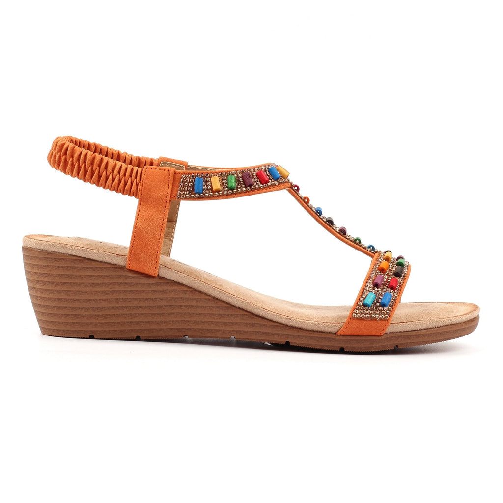 Reese Orange Sandal