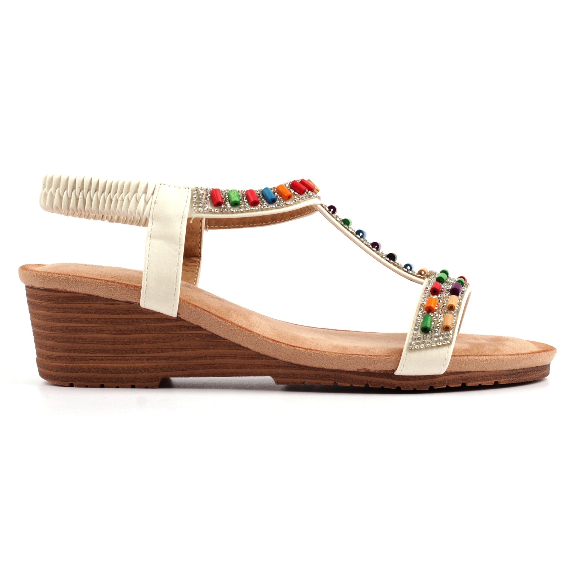 Reese White Sandal