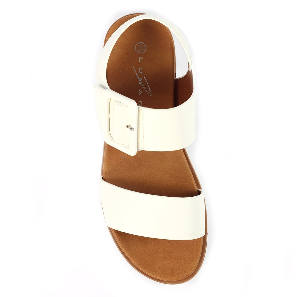 Cher White Sandal