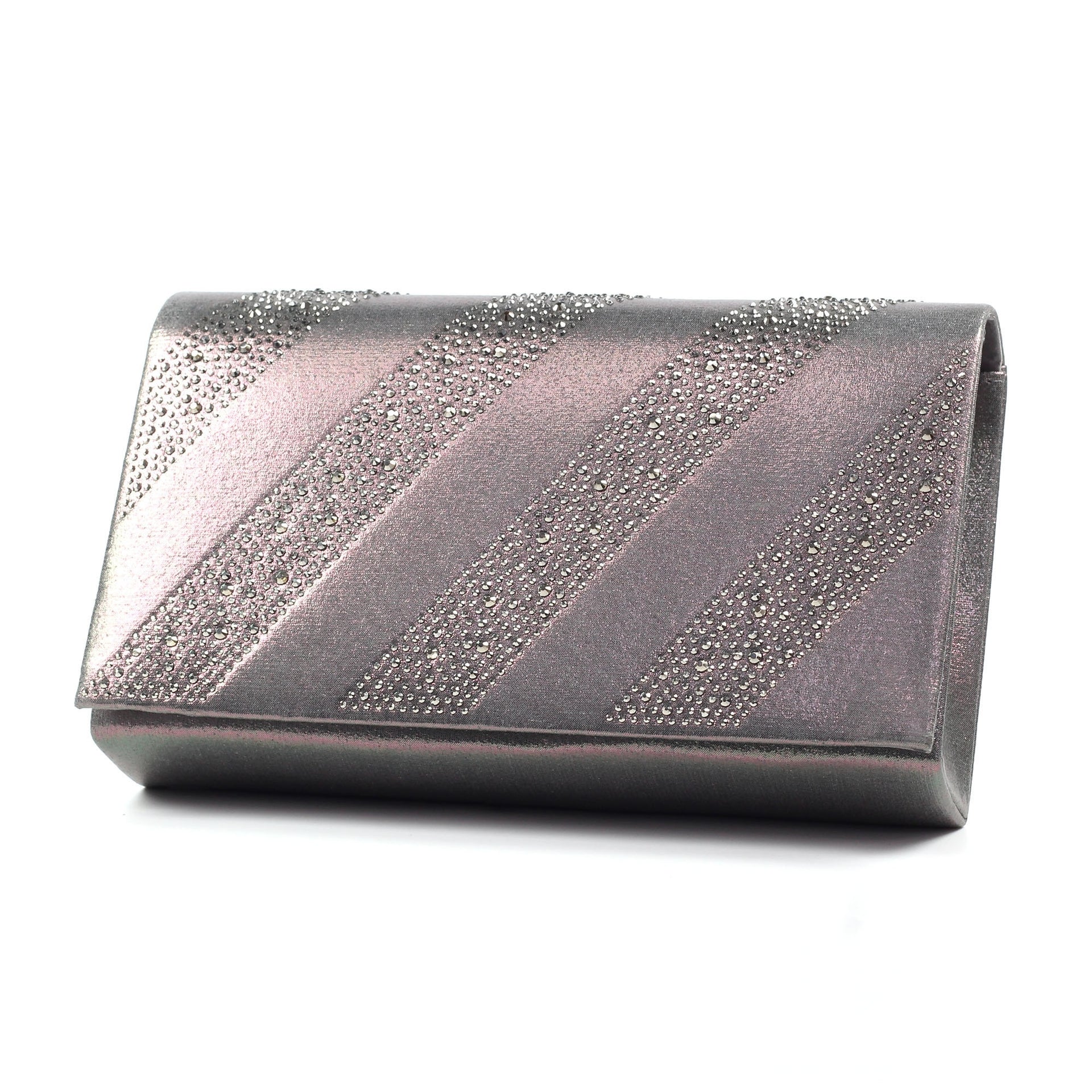 Emmerline Pewter Clutch