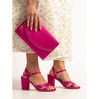 Nina Fuchsia Handbag