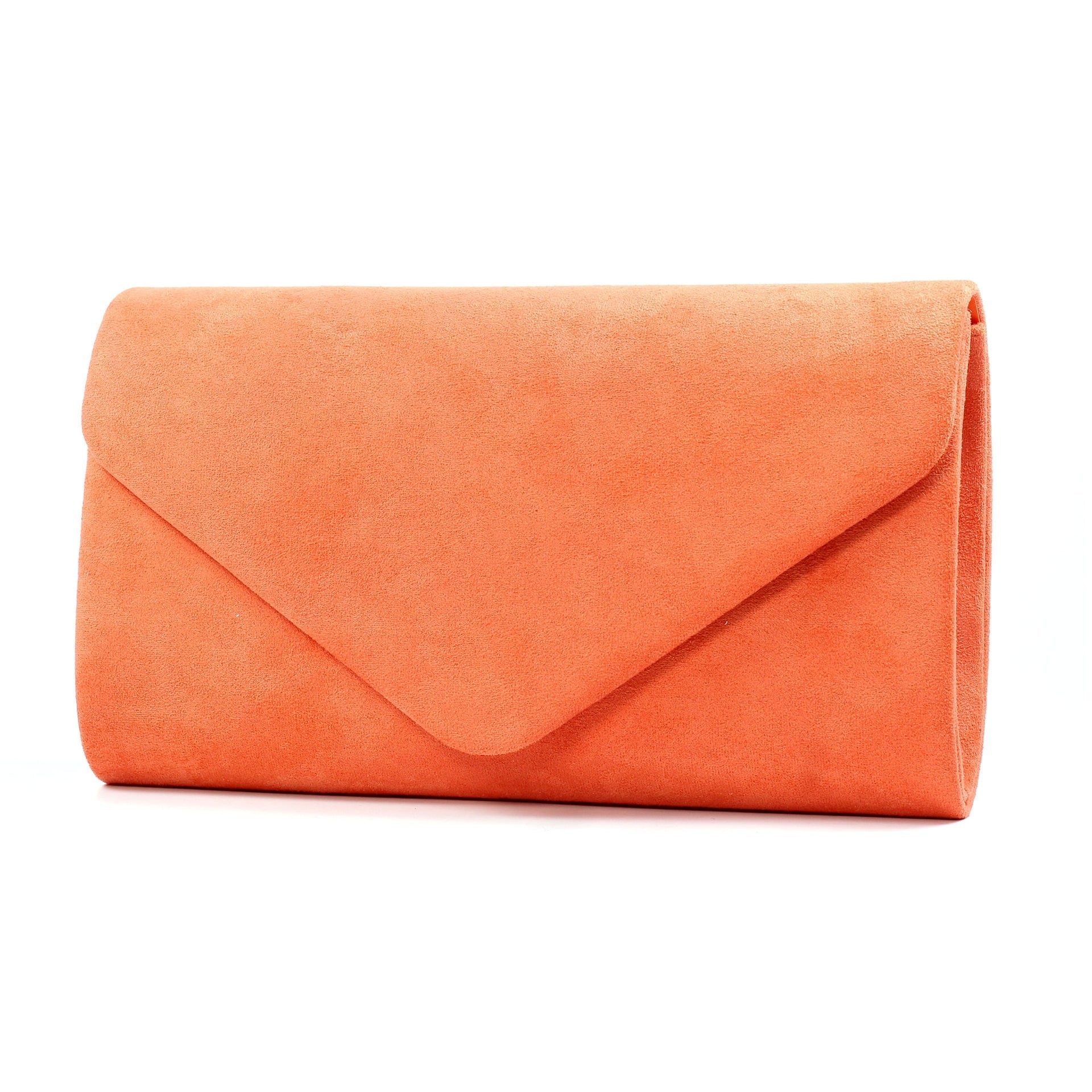 Amy Orange Clutch Bag