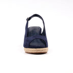 Pia Navy Wedge Shoe