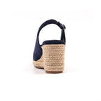 Pia Navy Wedge Shoe