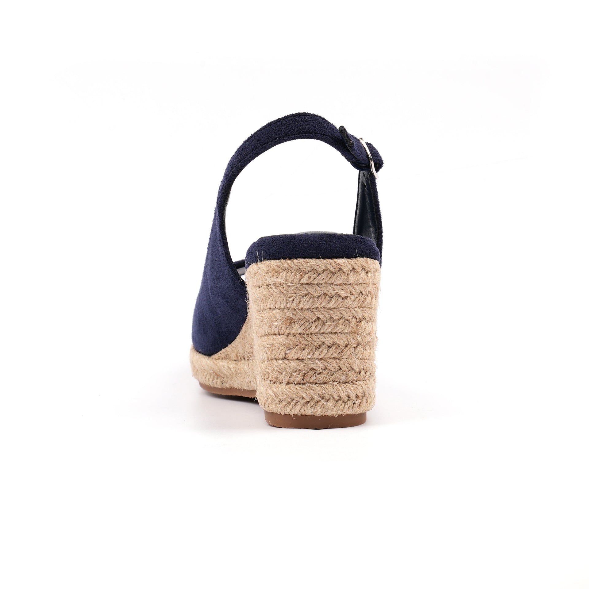 Pia Navy Wedge Shoe