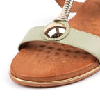 Renoir Sage Green Sandal