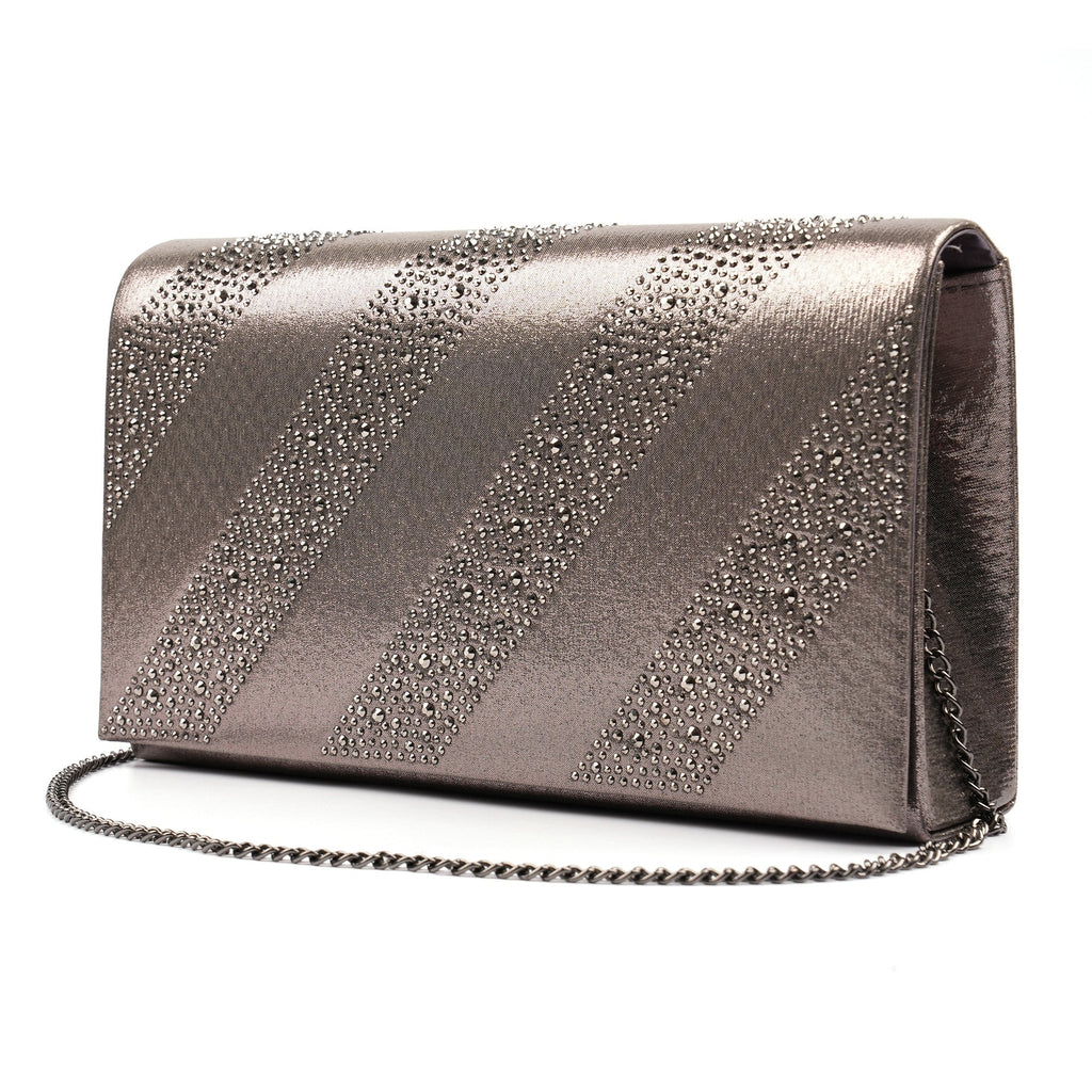 Emmerline Pewter Clutch
