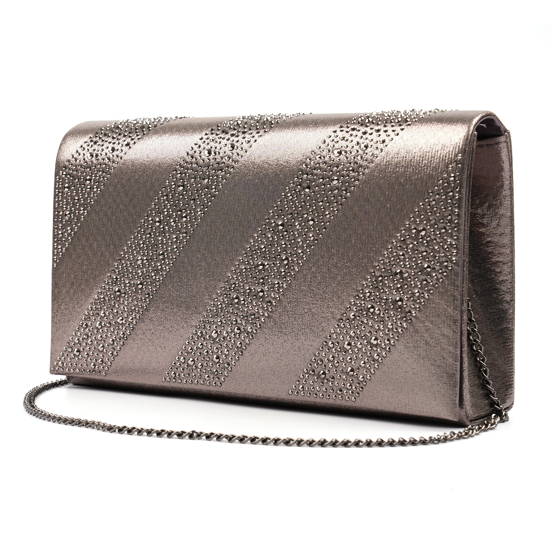 Emmerline Pewter Clutch
