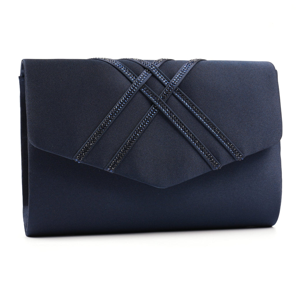 Priscilla Navy Handbag