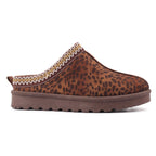 Selena Brown Ocelot Slipper