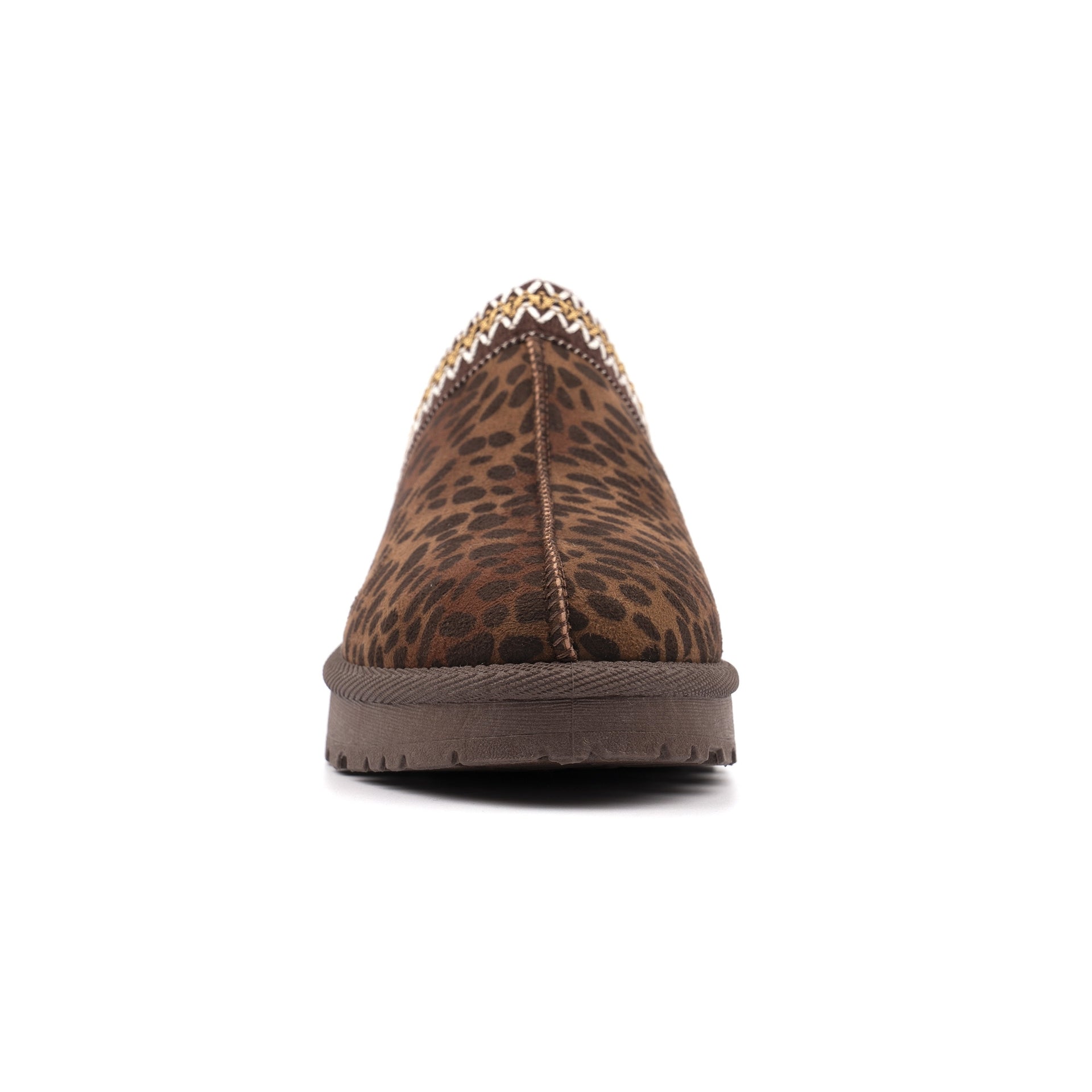 Selena Brown Ocelot Slipper