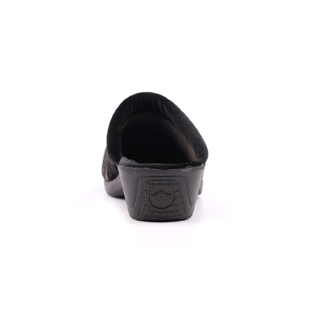 Glenda Black Slipper
