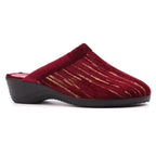 Glenda Burgundy Slipper