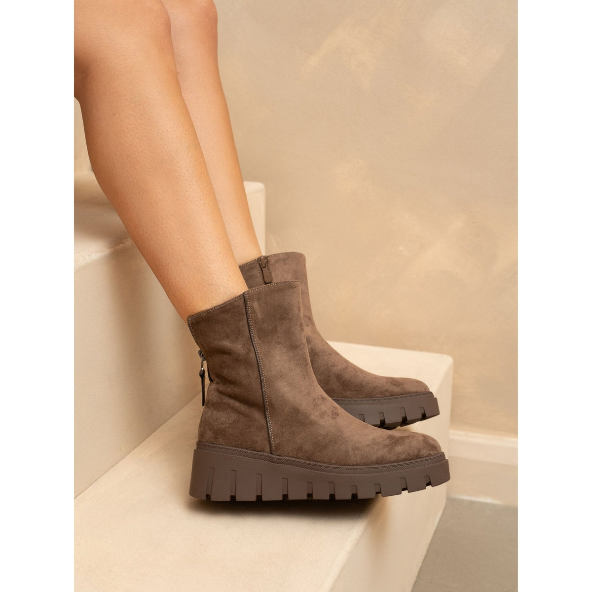 Kenzie Taupe Ankle Boot