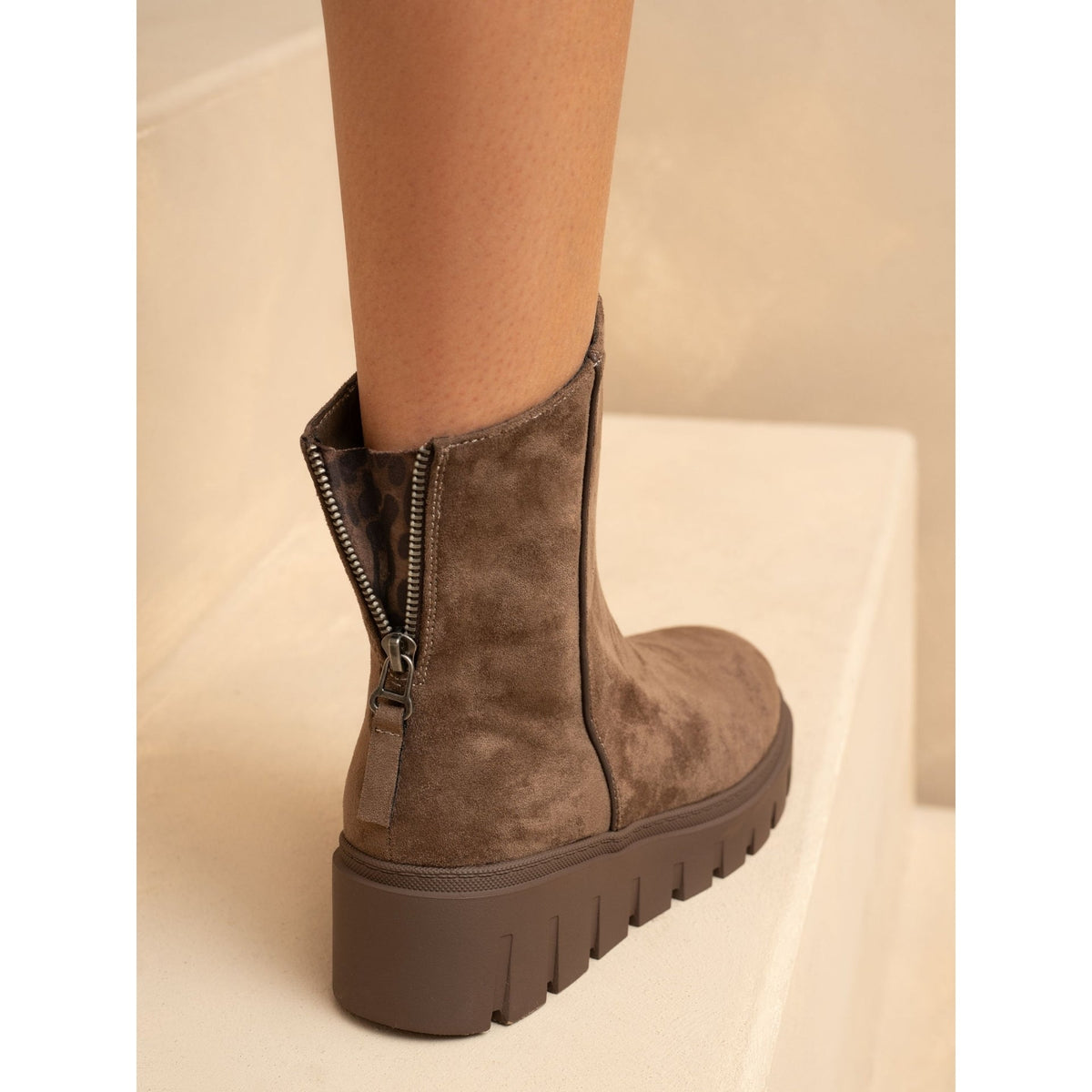 Kenzie Taupe Ankle Boot