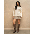 Kristen Taupe Long Boot