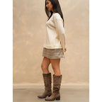 Kristen Taupe Long Boot