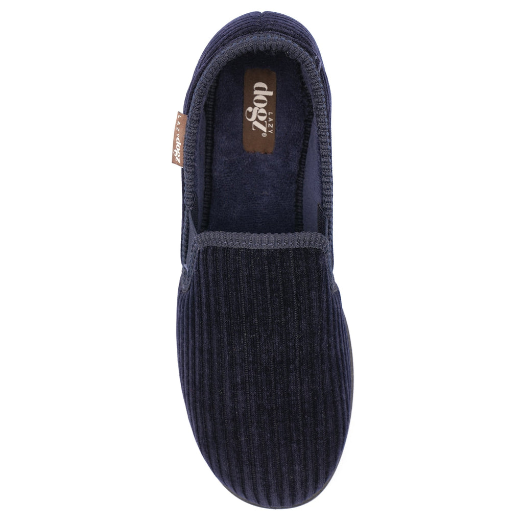 Lazy Dogz Ryan Navy Slipper